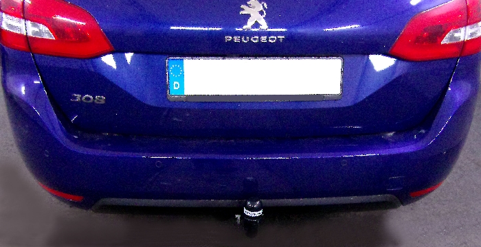 Anhängerkupplung für Peugeot-308 SW- Kombi, Baujahr 2014-2018